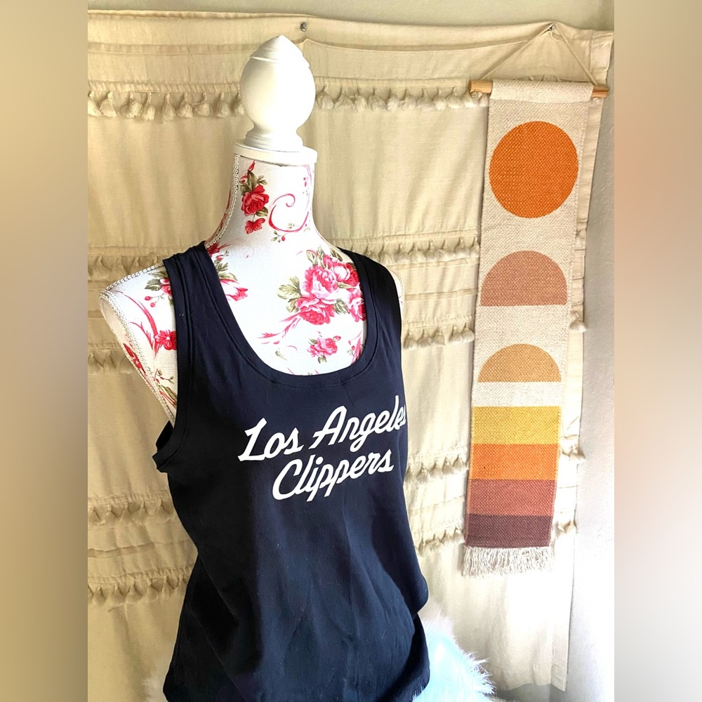 Black Los Angeles Clippers Women's Tank Top